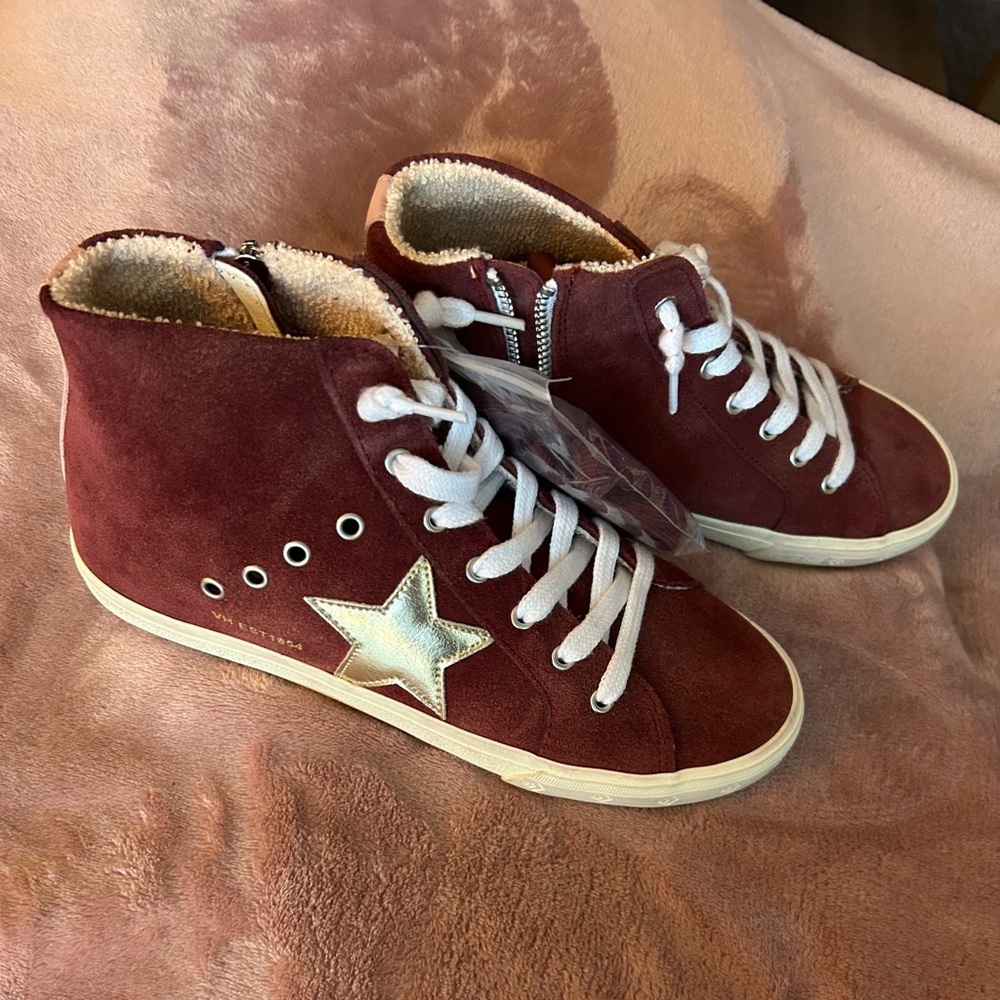 Vintage Havana Suede High-Top Sneakers - Picture 6 of 7
